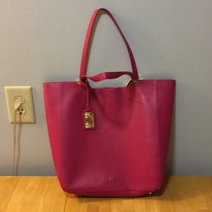 Pink Ralph Lauren tote